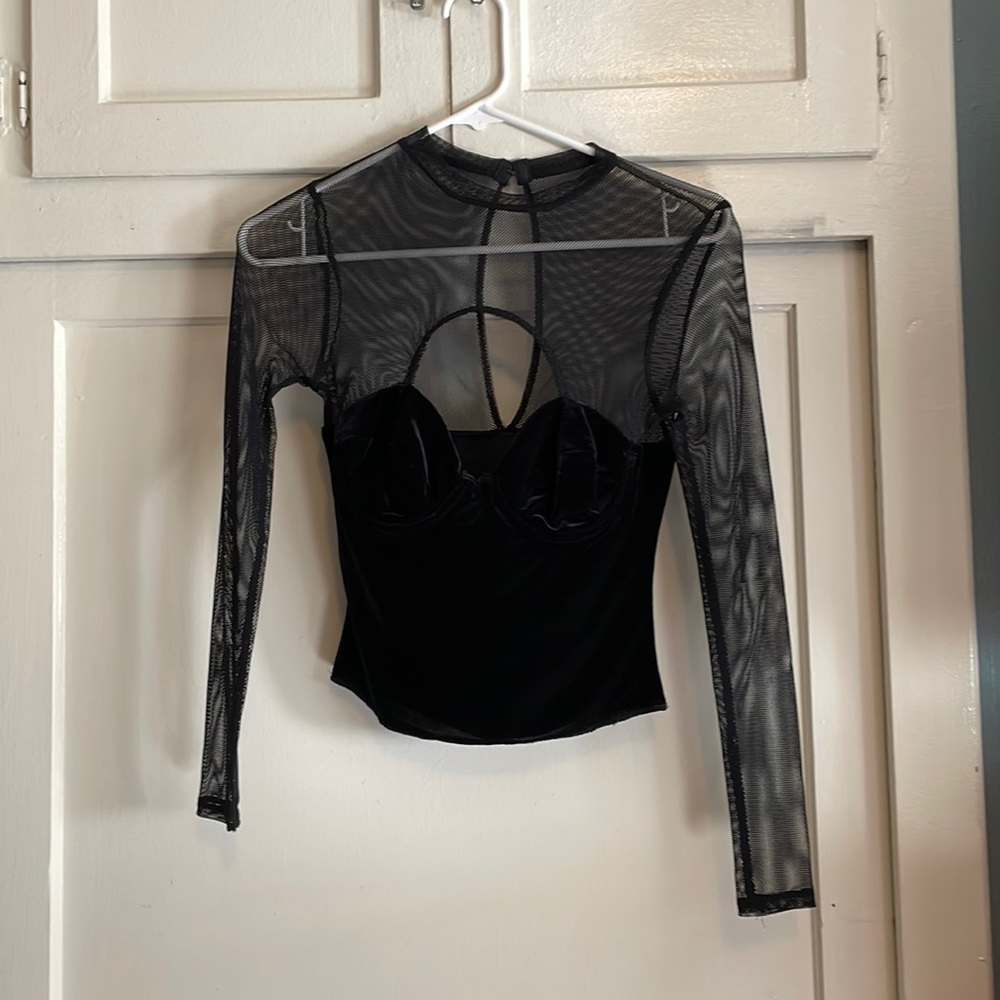 Frederick’s of Hollywood Fishnet Top